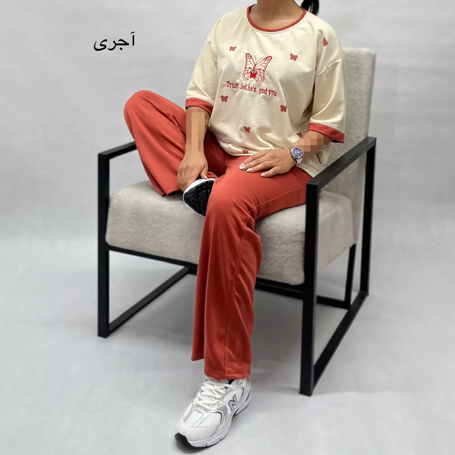 ست تیشرت و شلوار زنانه پروانه 0011713071